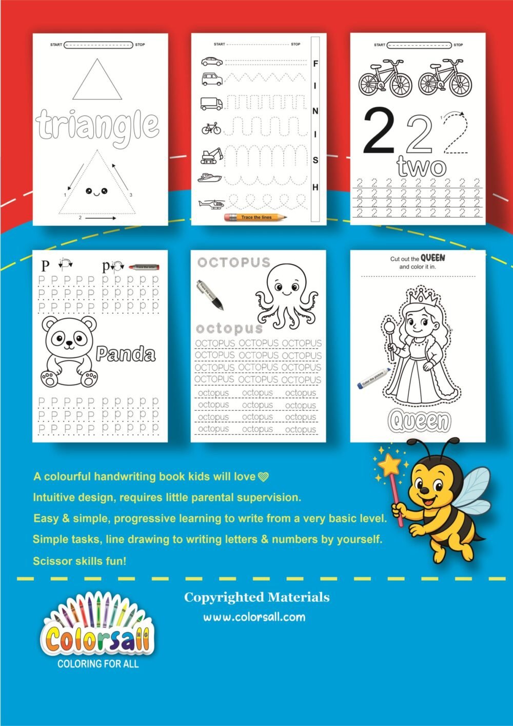 Best ABC Tracing Letters Numbers And Coloring Book - الصورة 2